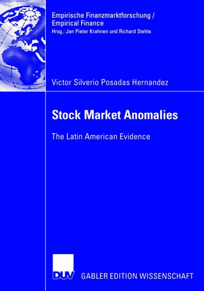 Stock Market Anomalies
