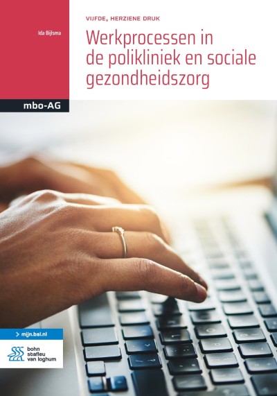 Cover of Boek Werkprocessen in de polikliniek en sociale gezondheidszorg
