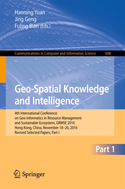 Cover für Buch Geo-Spatial Knowledge and Intelligence