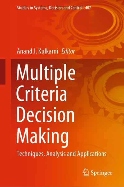 Link to Book Multiple Criteria Decision Making