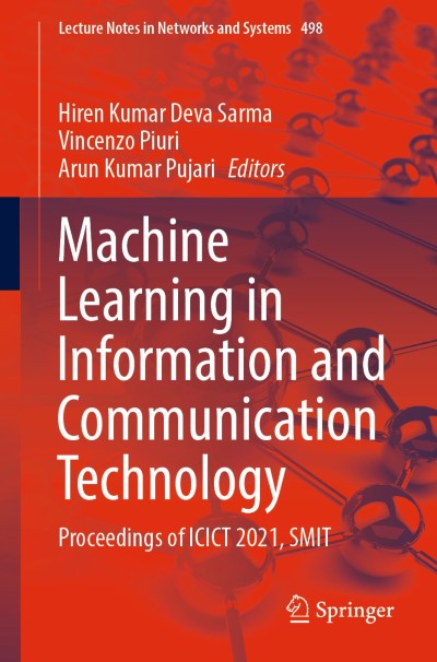 Link to Book Machine Learning in Information and Communication Technology
