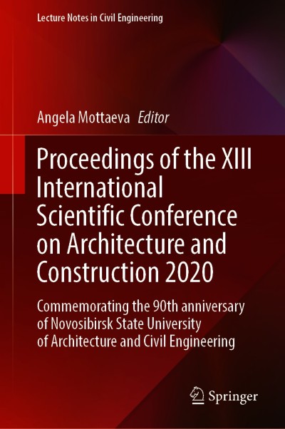 Link to Book Proceedings of the XIII International Scientific Conference on Architecture and Construction 2020