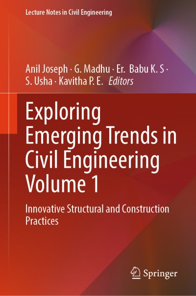 Link to Book Exploring Emerging Trends in Civil Engineering Volume 1