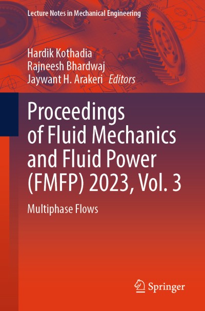 Cover für Buch Proceedings of Fluid Mechanics and Fluid Power (FMFP) 2023, Vol. 3