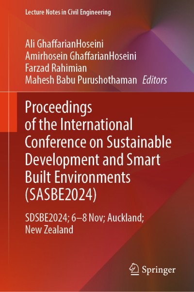 Proceedings of the International Conference on Smart and Sustainable Built Environment (SASBE 2024)