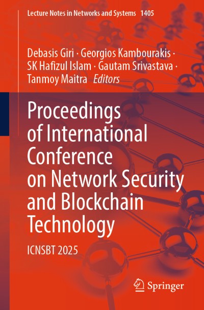 Cover für Buch Proceedings of International Conference on Network Security and Blockchain Technology