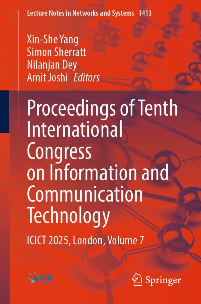 Link to Book Proceedings of Tenth International Congress on Information and Communication Technology