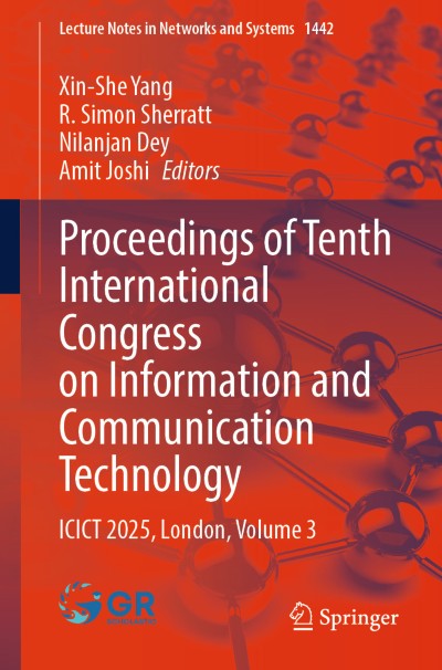 Link to Book Proceedings of Tenth International Congress on Information and Communication Technology