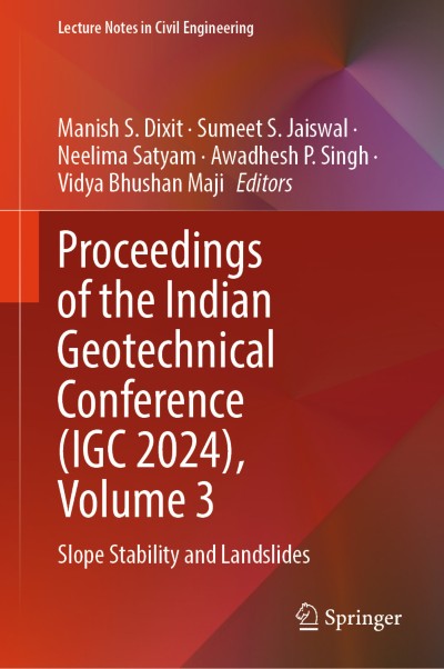 Link to Book Proceedings of the Indian Geotechnical Conference (IGC 2024), Volume 3