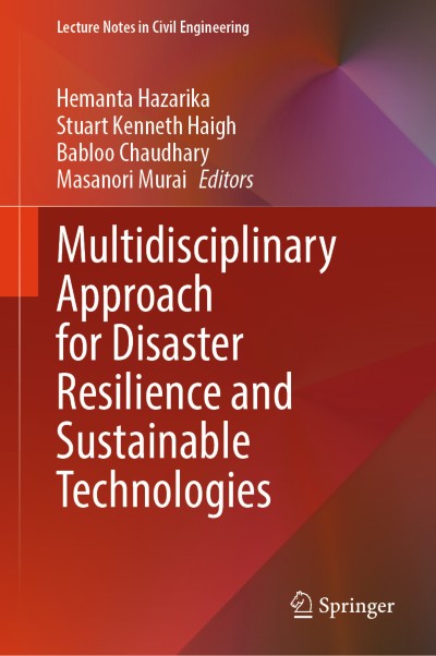 Cover für Buch Multidisciplinary Approach for Disaster Resilience and Sustainable Technologies