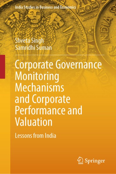 Link to Book Corporate Governance Monitoring Mechanisms and Corporate Performance and Valuation