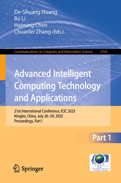 Cover für Buch Advanced Intelligent Computing Technology and Applications