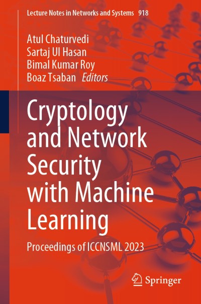Link to Book Cryptology and Network Security with Machine Learning