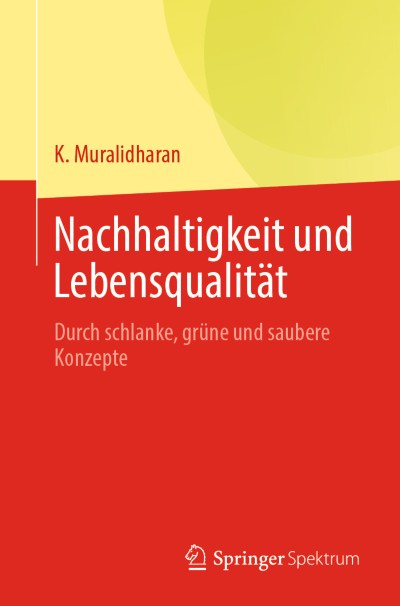 Cover für Buch Nachhaltigkeit und Lebensqualität