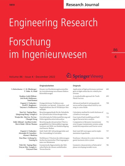 Forschung im Ingenieurwesen 4/2022