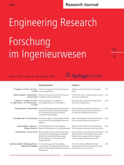 Forschung im Ingenieurwesen 4/2023