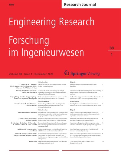 Forschung im Ingenieurwesen 1/2024