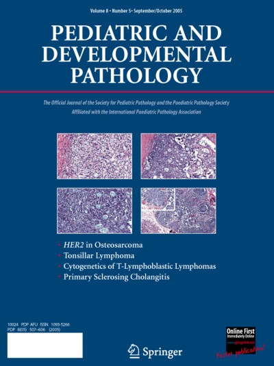 Pediatric and Developmental Pathology 5/2005