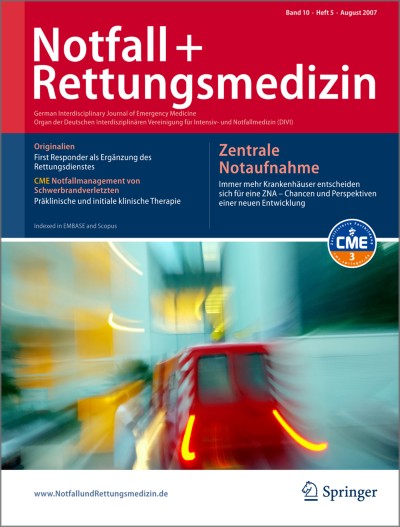 Notfall + Rettungsmedizin 5/2007