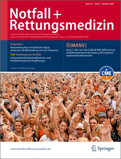 Notfall + Rettungsmedizin 6/2007