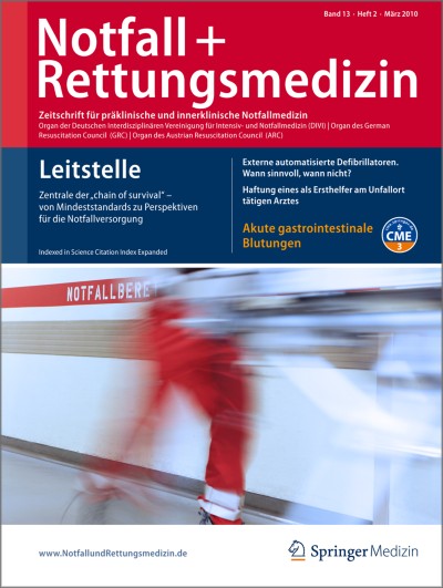 Notfall +  Rettungsmedizin 2/2010