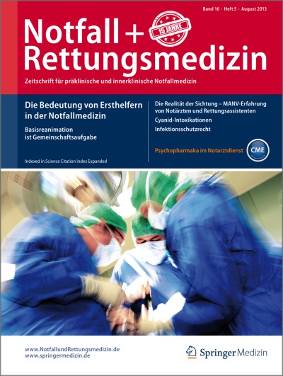 Notfall +  Rettungsmedizin 5/2013