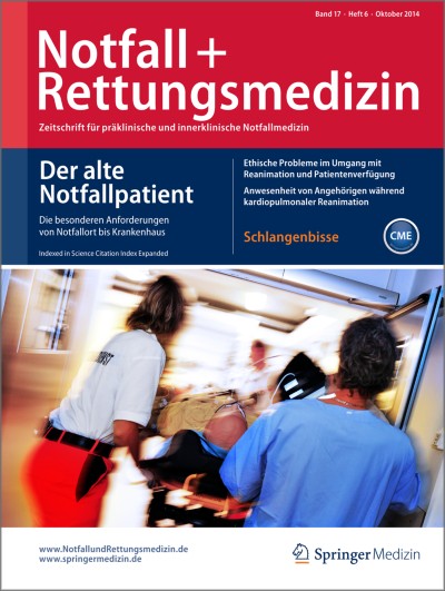 Notfall +  Rettungsmedizin 6/2014