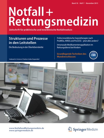 Link zu Zeitschrift Notfall + Rettungsmedizin