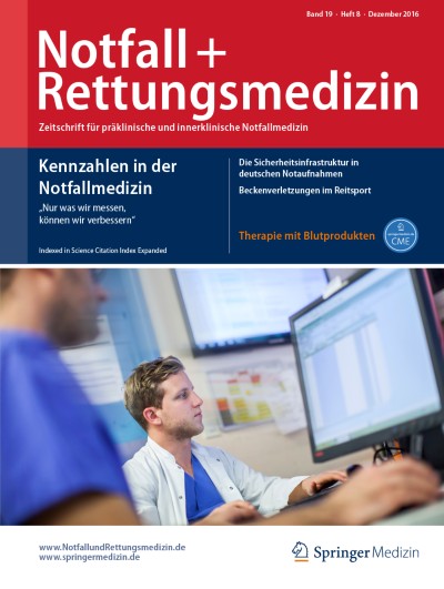 Notfall + Rettungsmedizin 8/2016