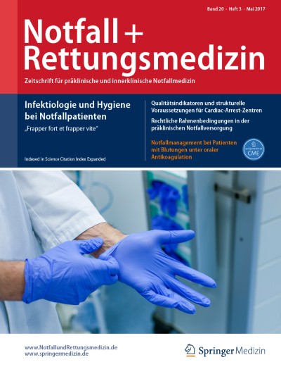 Link zu Zeitschrift Notfall + Rettungsmedizin