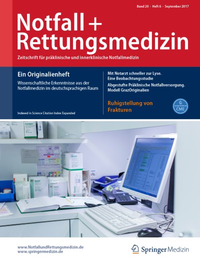 Notfall + Rettungsmedizin 6/2017