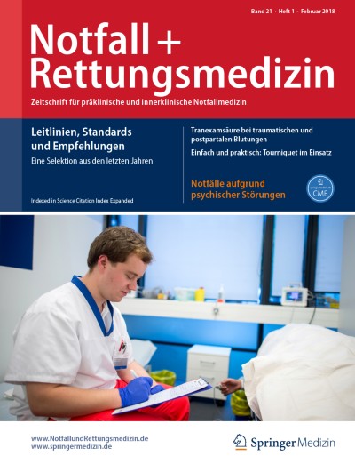 Notfall + Rettungsmedizin 1/2018