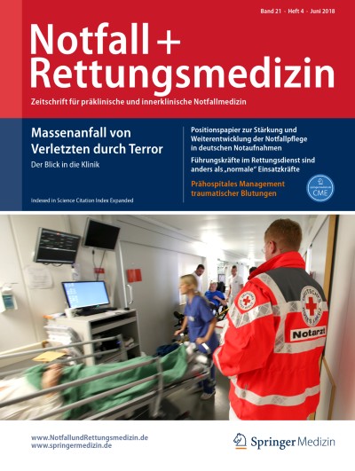 Notfall + Rettungsmedizin 4/2018