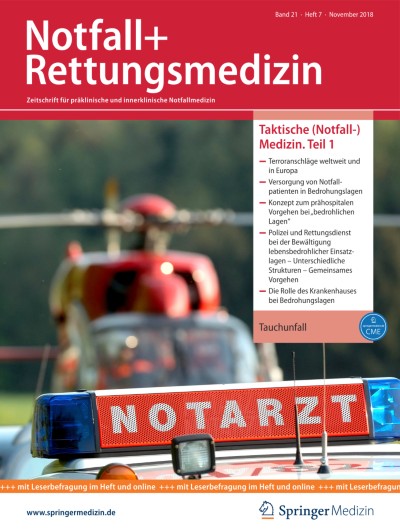 Link zu Zeitschrift Notfall + Rettungsmedizin
