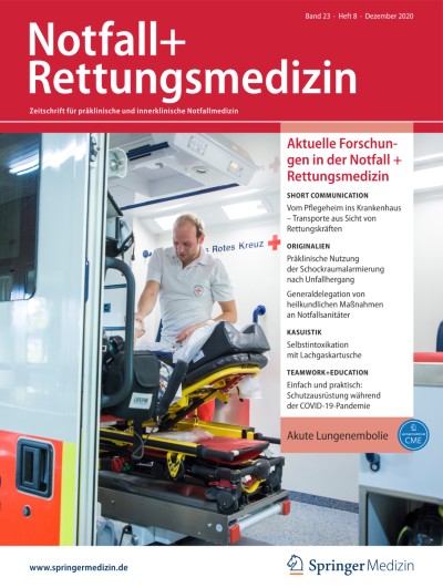 Notfall + Rettungsmedizin 8/2020
