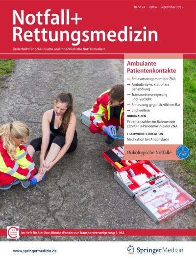 Notfall + Rettungsmedizin 6/2021