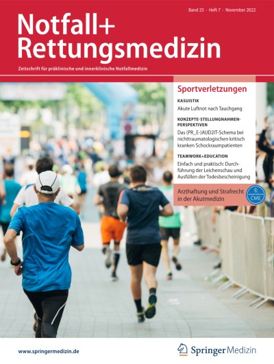 Notfall + Rettungsmedizin 7/2022