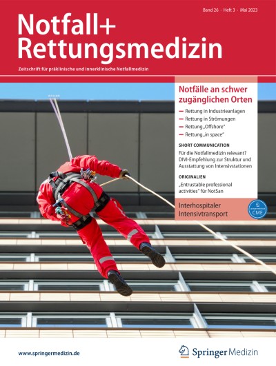 Notfall + Rettungsmedizin 3/2023
