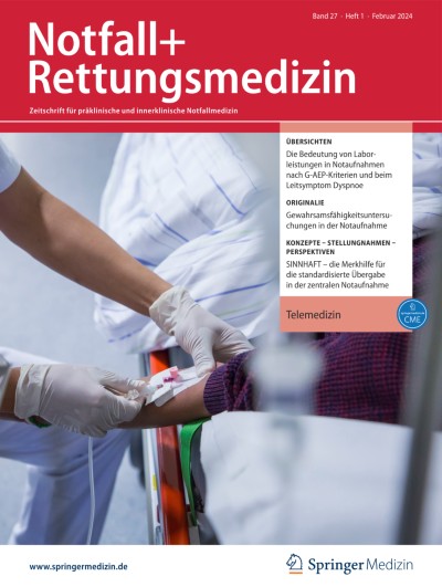 Notfall + Rettungsmedizin 1/2024