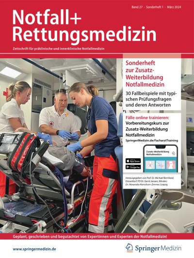 Notfall + Rettungsmedizin 1/2024