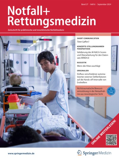 Notfall + Rettungsmedizin 6/2024