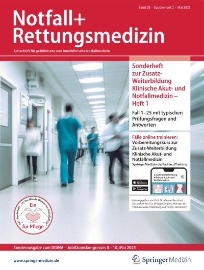 Notfall + Rettungsmedizin 2/2025