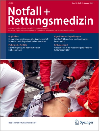 Notfall +  Rettungsmedizin 5/2005