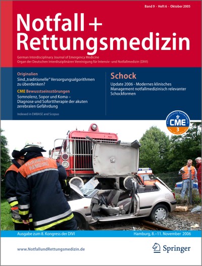 Notfall +  Rettungsmedizin 6/2006