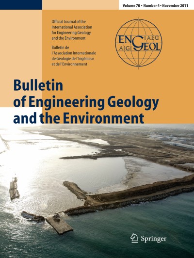 Link to Journal Bulletin of Engineering Geology and the Environment