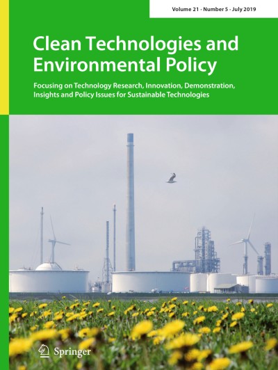 Link to Journal Clean Technologies and Environmental Policy