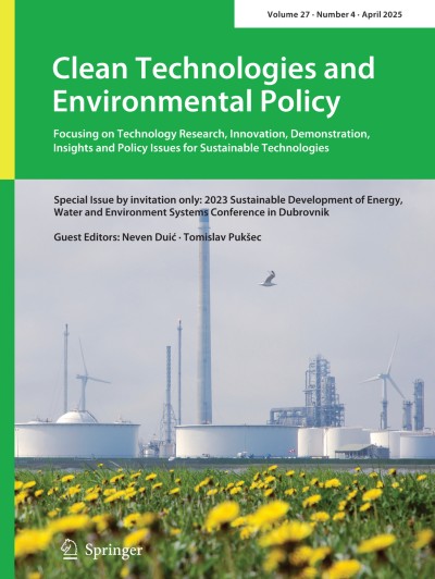 Clean Technologies and Environmental Policy 4/2025