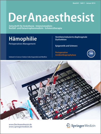Link zu Zeitschrift Die Anaesthesiologie