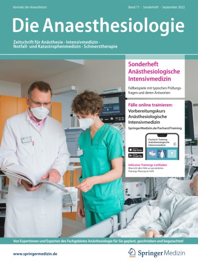 Link zu Zeitschrift Die Anaesthesiologie
