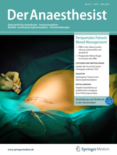 Link zu Zeitschrift Die Anaesthesiologie